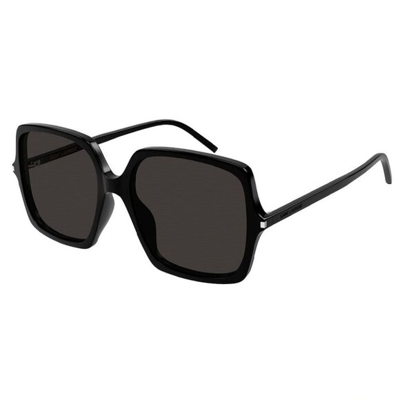NEW SL591 001 SAINT LAURENT BLACK SUNGLASSES WOMEN EYEWEAR SL 591 001 - Picture 1 of 4